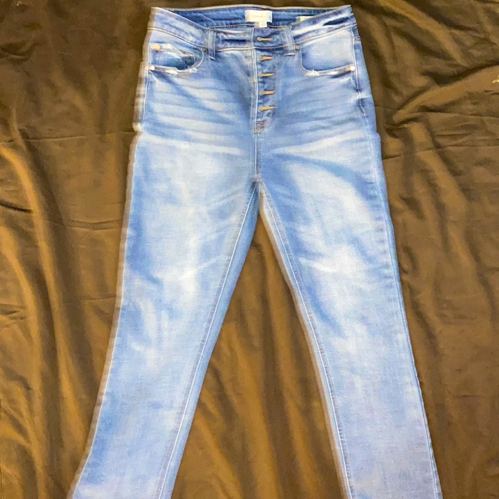 belk Blue Straight Leg Jeans